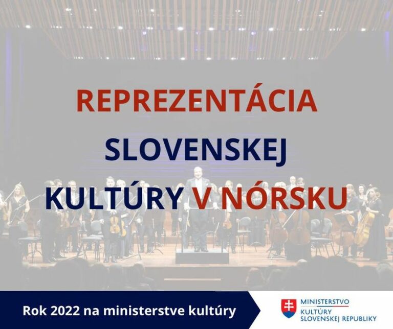 ☑️ Plníme sľuby. Čo sa nám podarilo v roku 2022: 
Úspešne sme predstavili slovenskú kultúru v zahraničí

🇳🇴 V roku 2022 vedenie …