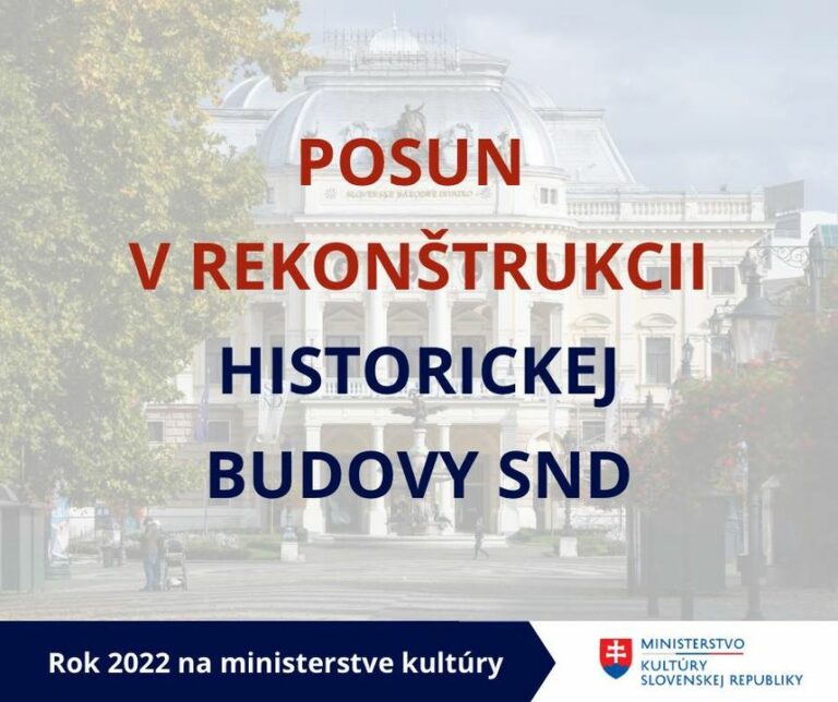 ☑️ Plníme sľuby. Čo sa nám podarilo v roku 2022: 
Dôležitý míľnik pri obnove historickej budovy SND

🎭 V roku 2022 sa verejnosť …