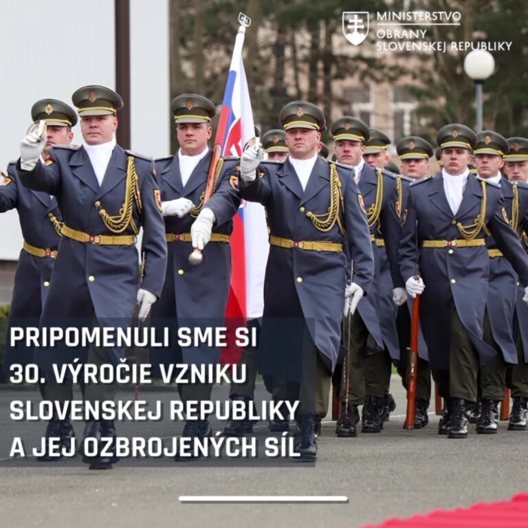 REZORT OBRANY SI PRIPOMENUL 30. VÝROČIE VZNIKU SLOVENSKEJ REPUBLIKY A JEJ OZBROJENÝCH SÍL 🇸🇰

🫡 V priestoroch nášho rezortu sa u…