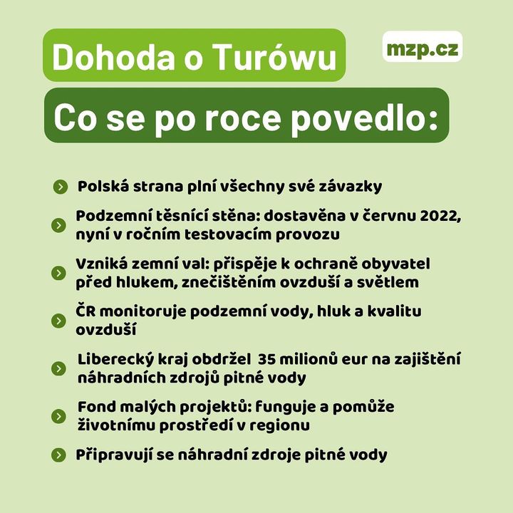 Přesně před rokem uzavřela česká a polská vláda dohodu o spolupráci k řešení vlivů těžební činnosti v dole Turów. Dohodu obě str…