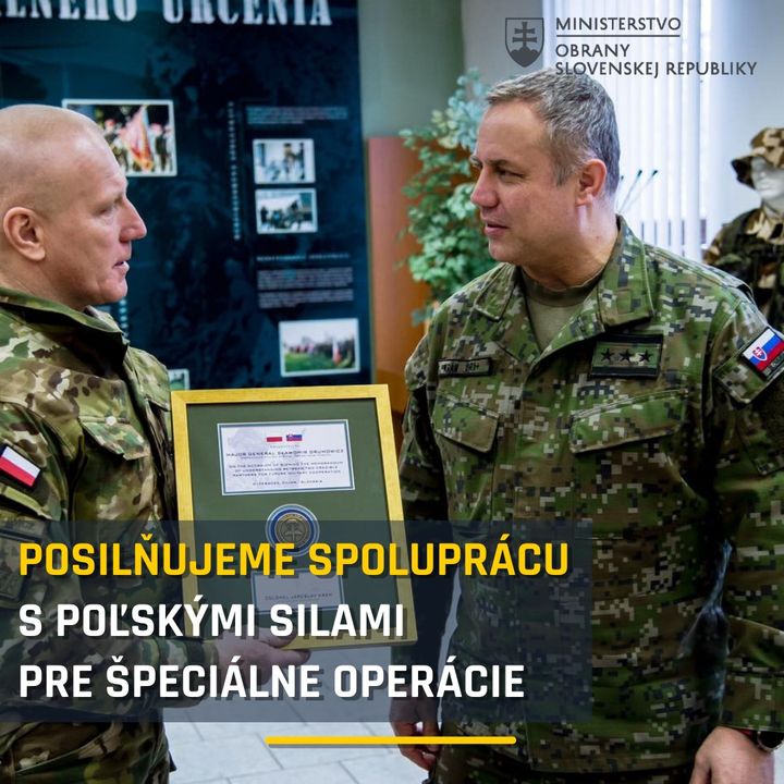 NOVÉ MEMORANDUM POSUNIE SPOLUPRÁCU ŠPECIÁLNYCH SÍL SLOVENSKA A POĽSKA NA VYŠŠIU ÚROVEŇ 🇸🇰🤝🏻🇵🇱

✒️ Podpisom memoranda budú sloven…