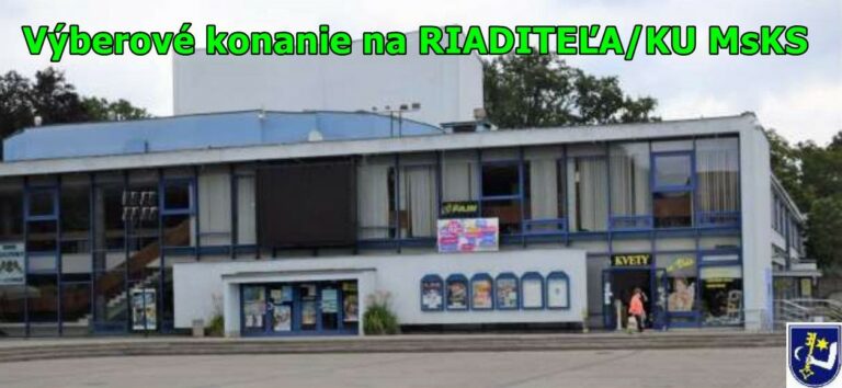 📢 OZNAM 
📌 výberové konanie na kandidáta na obsadenie funkcie riaditeľ/riaditeľka MsKS Humenné
📬žiadosť doručiť do 1️⃣7️⃣.4️⃣. d…