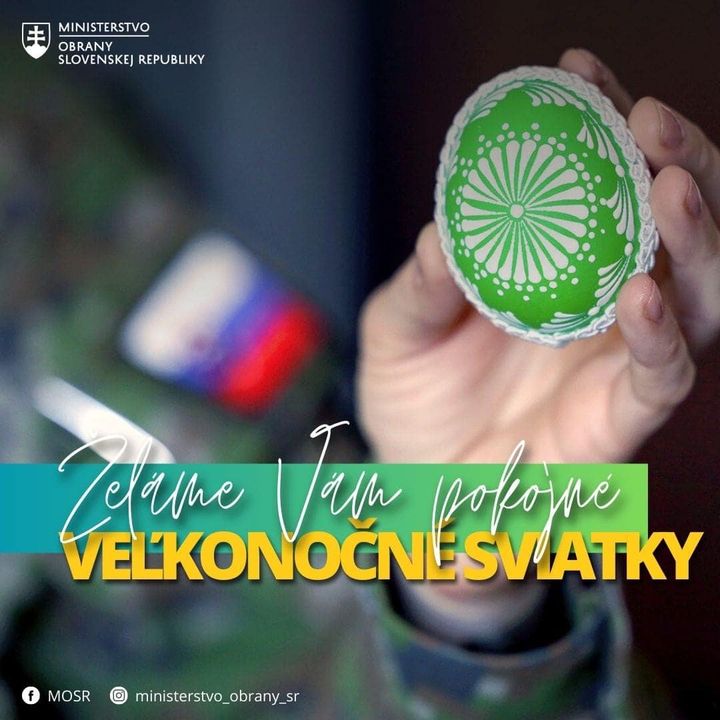 PREŽITE POKOJNÉ SVIATKY S RODINOU 💚

Prajem Vám, aby ste prežili pokojné veľkonočné sviatky v kruhu najbližších. 

Je to vzácnos…