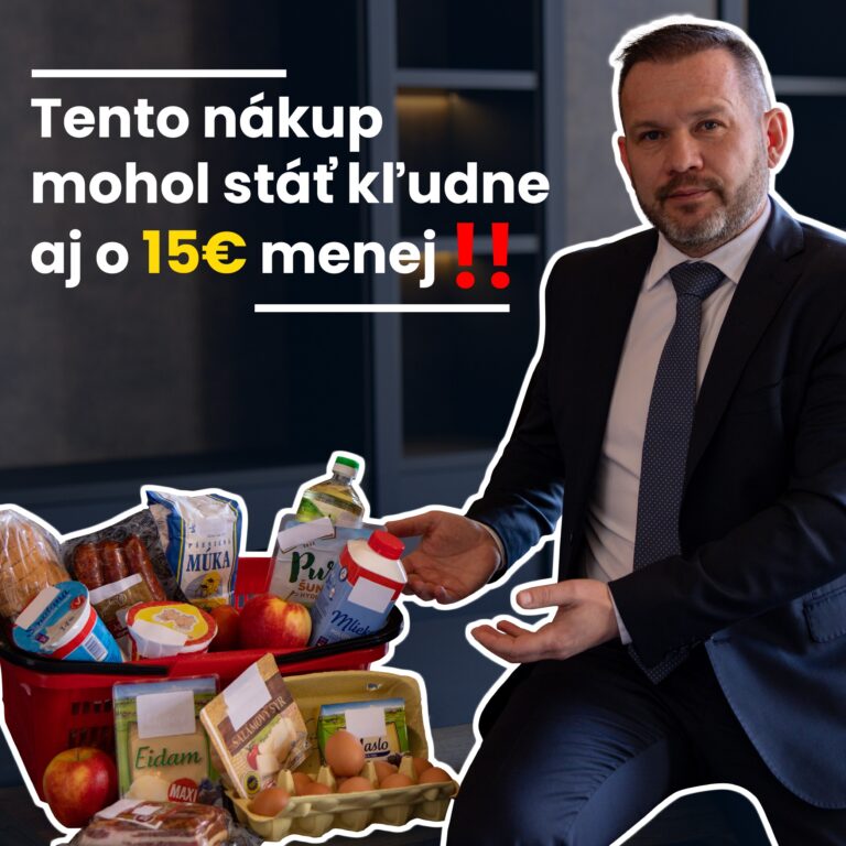 TENTO NÁKUP MOHOL STÁŤ KĽUDNE AJ O 15€ MENEJ ‼️