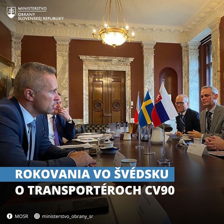 SLOVENSKO, ČESKO A ŠVÉDSKO POTVRDILI SPOLUPRÁCU V RÁMCI OBSTARÁVANIA BOJOVÝCH OBRNENÝCH VOZIDIEL CV90 🤝

👔 Štátny tajomník Minis…