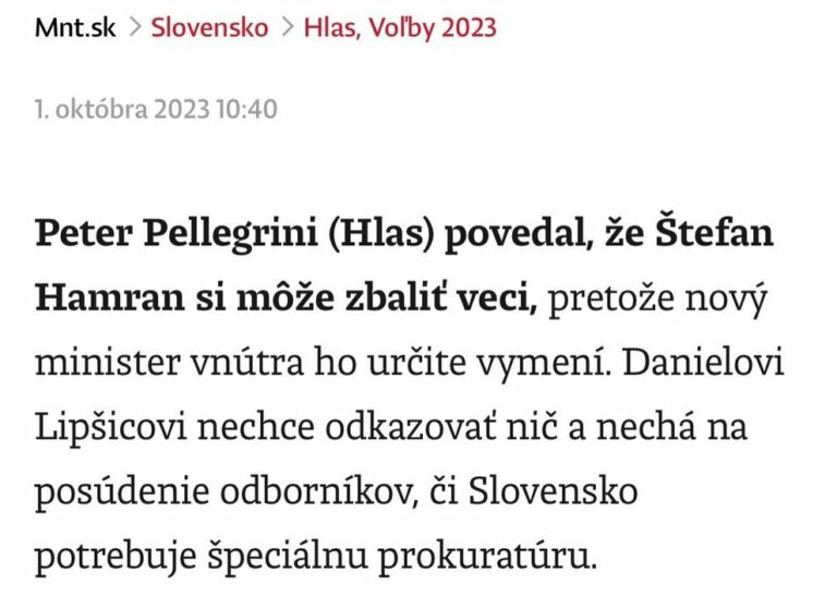 Mafia sa vracia k moci. Prvou obeťou má byť Prezident Policajného zboru‼️
A tým aj dôveryhodnosť občanov SR v políciu, ktorá stú…