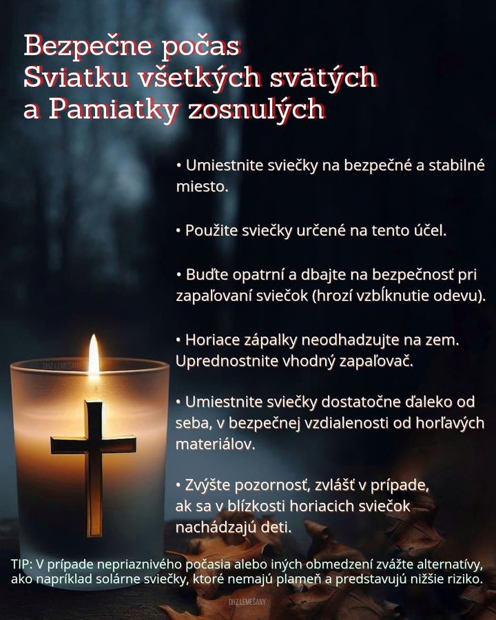 🕯Zapálenie sviečky na hroboch našich blízkych je jednou z dôležitých tradícií. Je zároveň dôležité, aby tieto okamihy plné úcty …