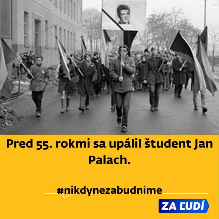 🕯️Pred 55 rokmi na Václavskom námestí v Prahe sa stala vec, na ktorú nesmieme zabudnúť. Jan Palach, mladý študent, ako 20-ročný …