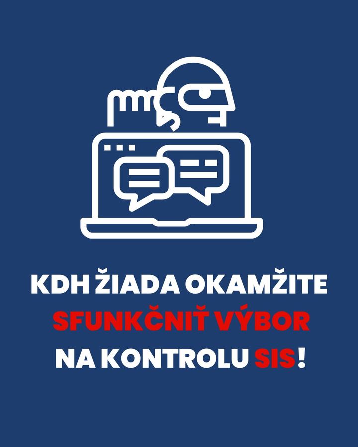 ‼️Ak je pravda, že tajná služba získala možnosť ovládnuť mobilné telefóny občanov SR, KDH žiada okamžite sfunkčniť výbor na kont…