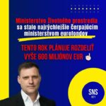 Ministerstvo životného prostredia sa za 8 mesiacov pod vedením Tomáša Tarabu,  stalo lídrom v čerpaní eurofondov