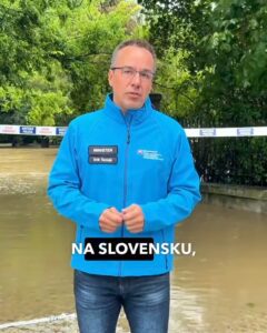 Erik Tomáš OBČANOM POSTIHNUTÝM ZÁPLAVAMI POSKYTNEME FINANČNÚ HUMANITÁRNU POMOC